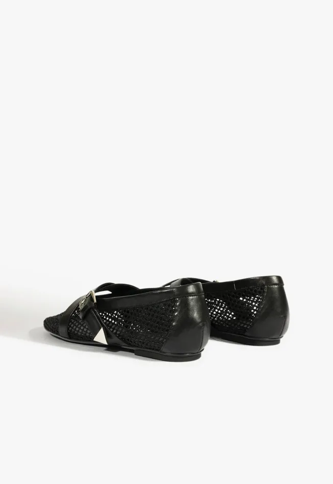 Nadine Ballet Flat Black Women Schutz Shoes Ballerinas