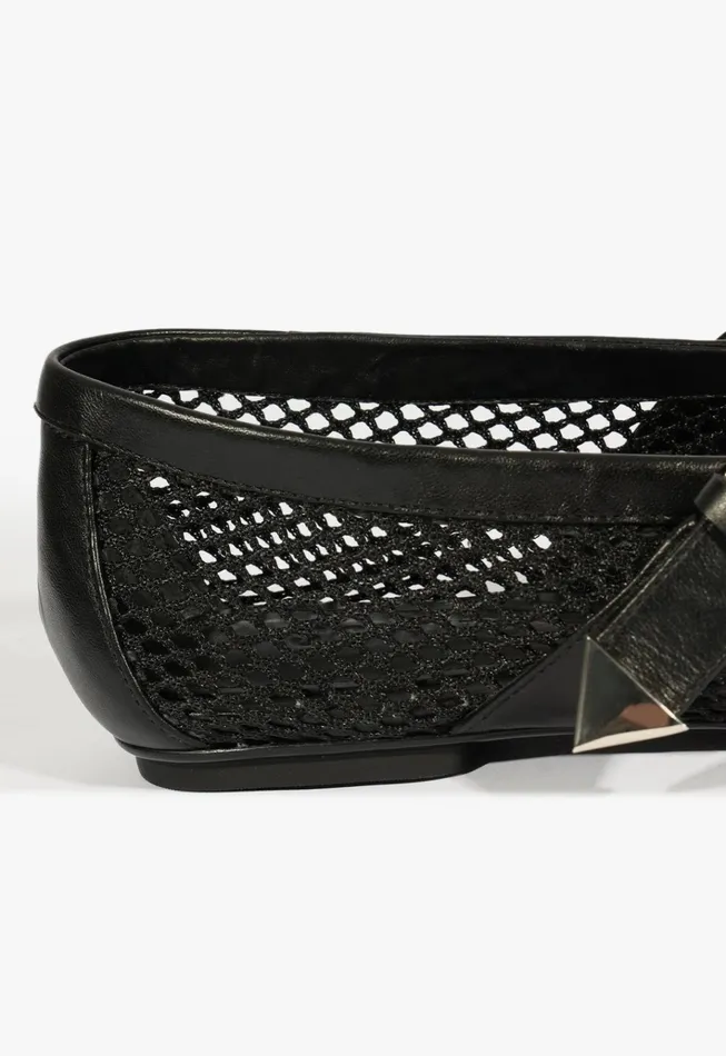 Nadine Ballet Flat Black Women Schutz Shoes Ballerinas
