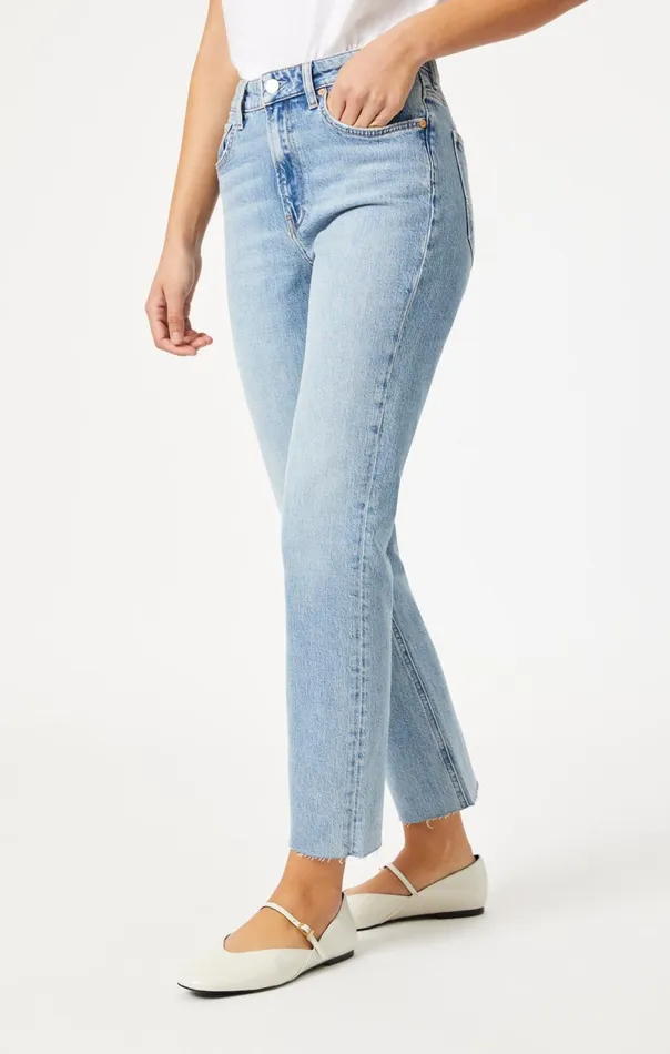 New York Straight Leg In Bleached Recycled Blue Women Mavi Jeans Denim New York Straight Leg In Bleached Recycled Blue Women Mavi Jeans Denim