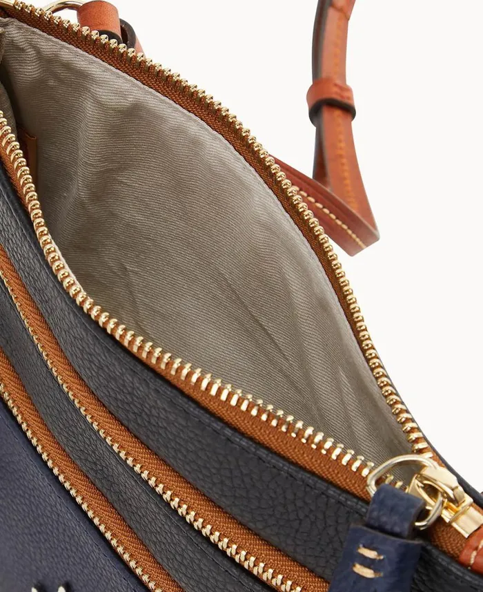 NFL Broncos Triple Zip Crossbody Broncos Woman Dooney and Bourke Crossbodies NFL Broncos Triple Zip Crossbody Broncos Woman Dooney and Bourke Crossbodies