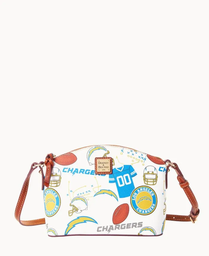 NFL Chargers Suki Crossbody Chargers Woman Dooney and Bourke Crossbodies