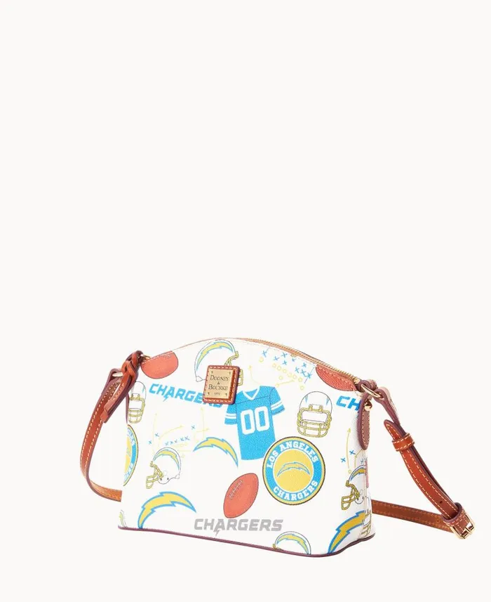 NFL Chargers Suki Crossbody Chargers Woman Dooney and Bourke Crossbodies NFL Chargers Suki Crossbody Chargers Woman Dooney and Bourke Crossbodies