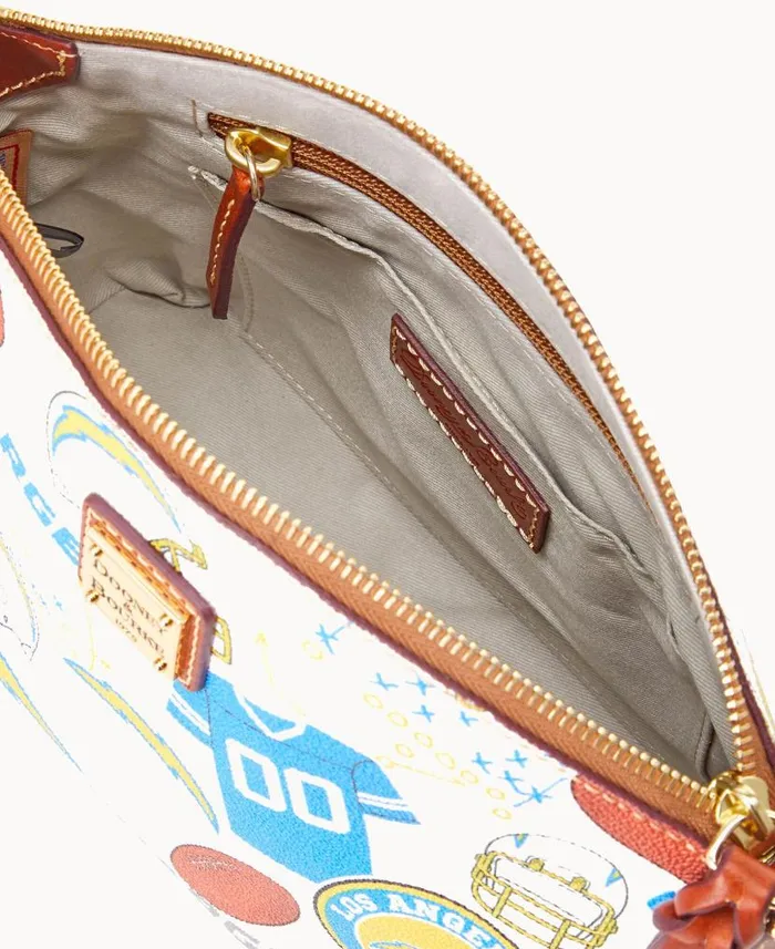 NFL Chargers Suki Crossbody Chargers Woman Dooney and Bourke Crossbodies NFL Chargers Suki Crossbody Chargers Woman Dooney and Bourke Crossbodies