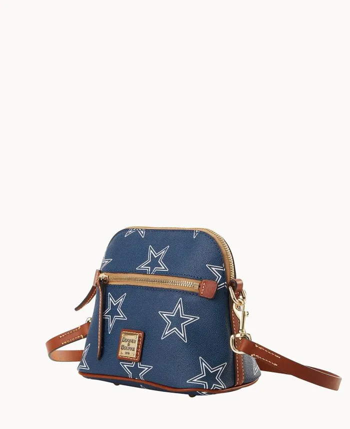 NFL Cowboys Domed Crossbody Cowboys Woman Dooney and Bourke Crossbodies NFL Cowboys Domed Crossbody Cowboys Woman Dooney and Bourke Crossbodies