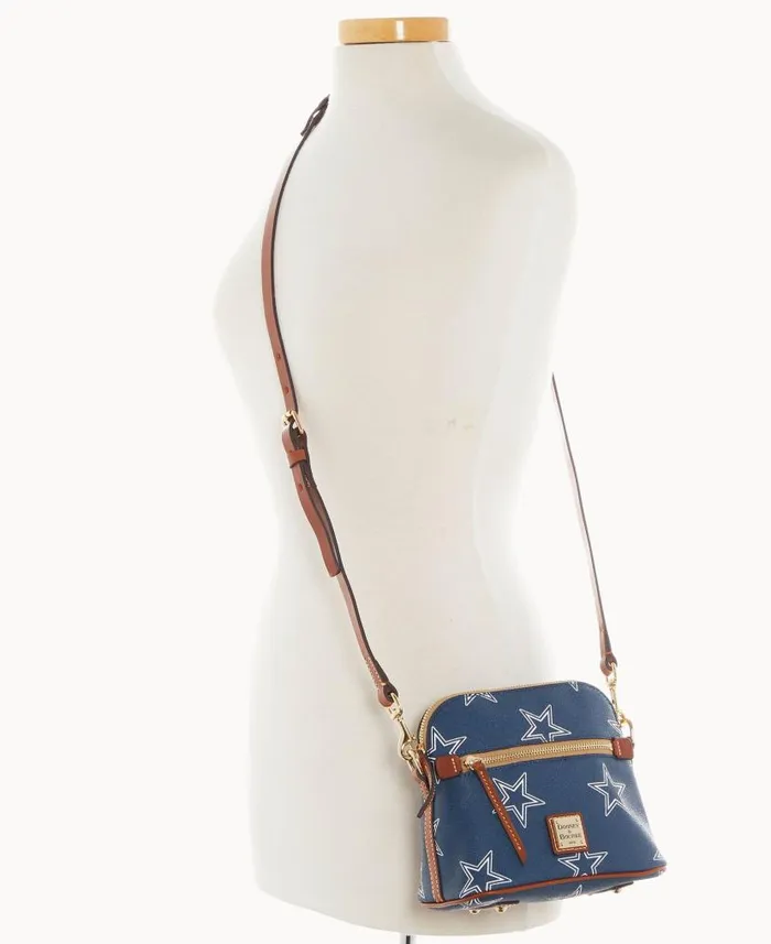 NFL Cowboys Domed Crossbody Cowboys Woman Dooney and Bourke Crossbodies NFL Cowboys Domed Crossbody Cowboys Woman Dooney and Bourke Crossbodies