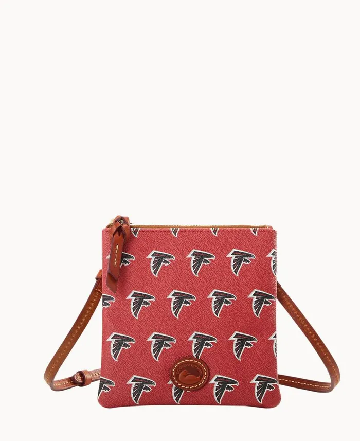 NFL Falcons Small North South Top Zip Crossbody Falcons Woman Dooney and Bourke Crossbodies NFL Falcons Small North South Top Zip Crossbody Falcons Woman Dooney and Bourke Crossbodies
