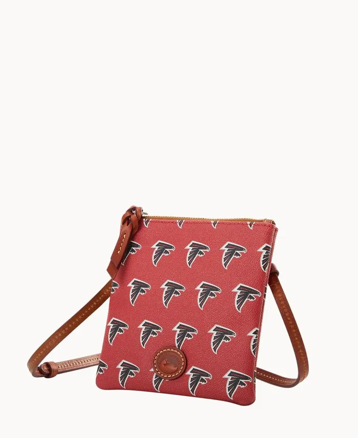 NFL Falcons Small North South Top Zip Crossbody Falcons Woman Dooney and Bourke Crossbodies NFL Falcons Small North South Top Zip Crossbody Falcons Woman Dooney and Bourke Crossbodies