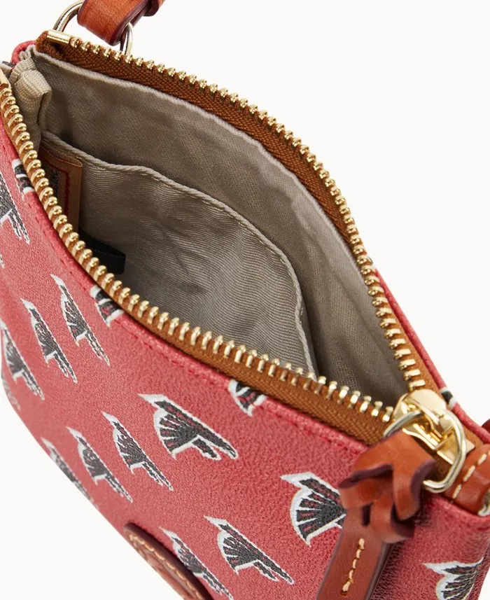 NFL Falcons Small North South Top Zip Crossbody Falcons Woman Dooney and Bourke Crossbodies NFL Falcons Small North South Top Zip Crossbody Falcons Woman Dooney and Bourke Crossbodies