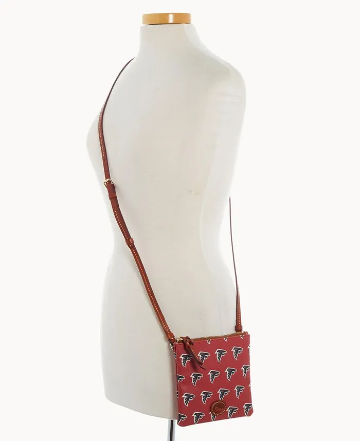 NFL Falcons Small North South Top Zip Crossbody Falcons Woman Dooney and Bourke Crossbodies NFL Falcons Small North South Top Zip Crossbody Falcons Woman Dooney and Bourke Crossbodies