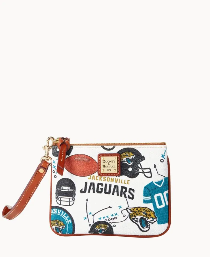 NFL Jaguars Stadium Wristlet Jaguars ManWoman Dooney and Bourke Wallets