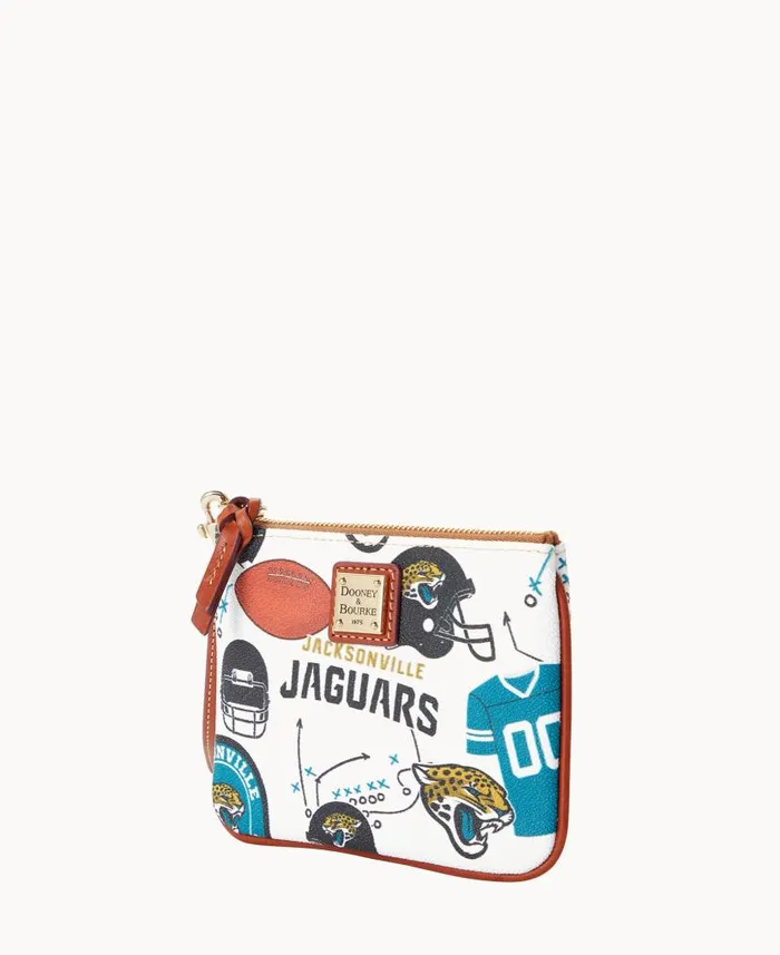 NFL Jaguars Stadium Wristlet Jaguars ManWoman Dooney and Bourke Wallets NFL Jaguars Stadium Wristlet Jaguars ManWoman Dooney and Bourke Wallets