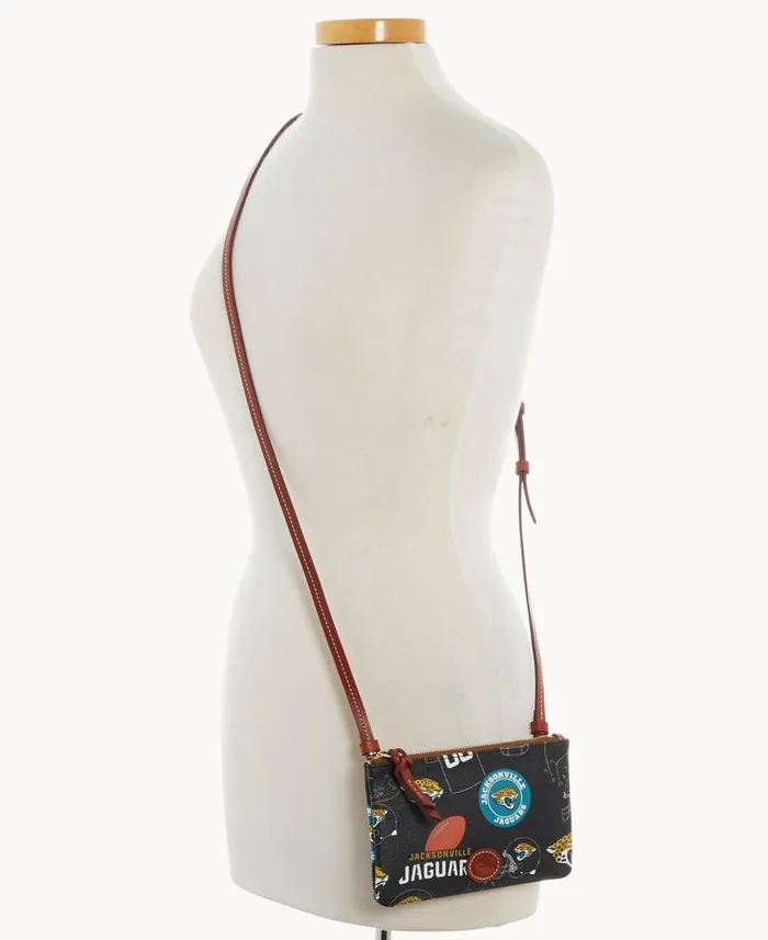 NFL Jaguars Top Zip Crossbody Jaguars Woman Dooney and Bourke Crossbodies NFL Jaguars Top Zip Crossbody Jaguars Woman Dooney and Bourke Crossbodies