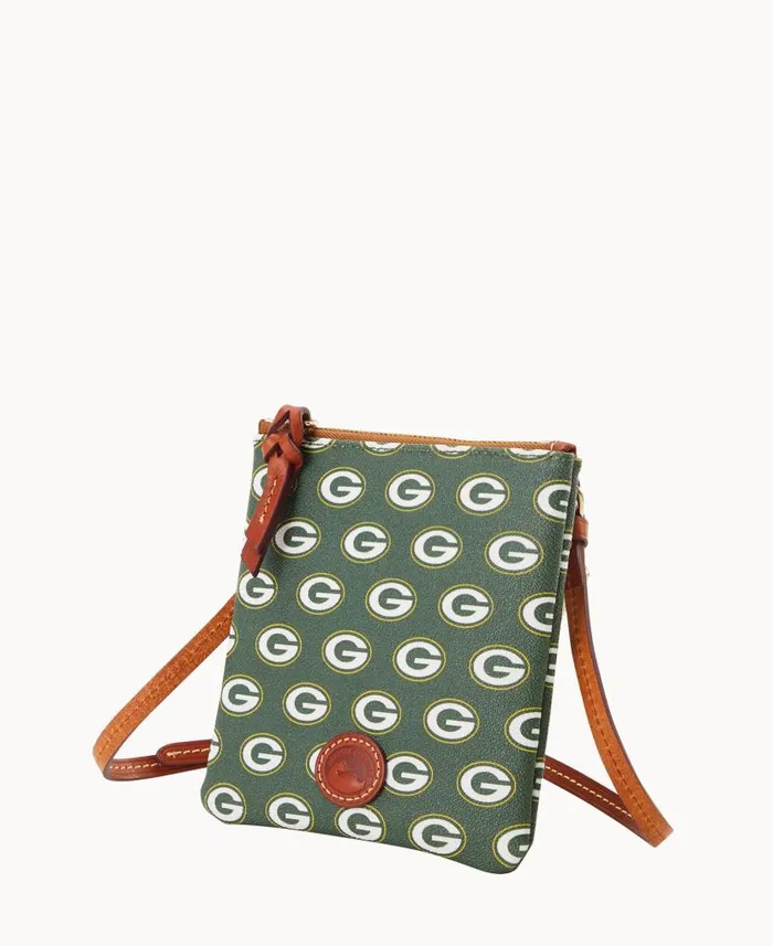 NFL Packers Small North South Top Zip Crossbody Packers Woman Dooney and Bourke Crossbodies NFL Packers Small North South Top Zip Crossbody Packers Woman Dooney and Bourke Crossbodies