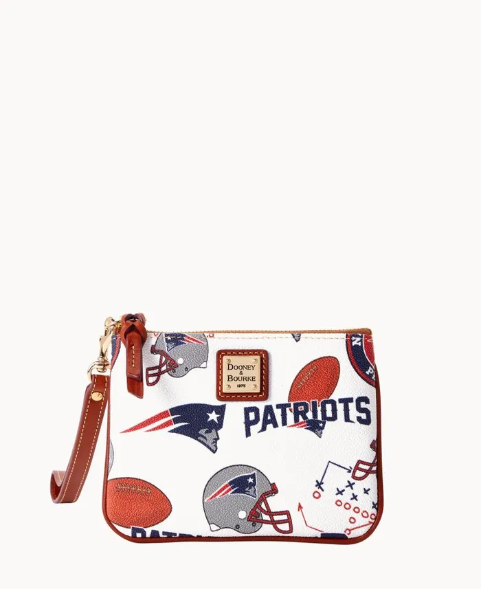 NFL Patriots Stadium Wristlet Patriots ManWoman Dooney and Bourke Wallets