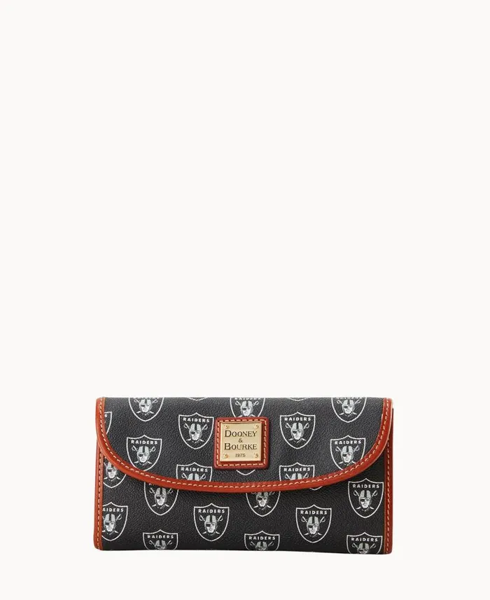 NFL Raiders Cont Clutch Raiders ManWoman Dooney and Bourke Wallets