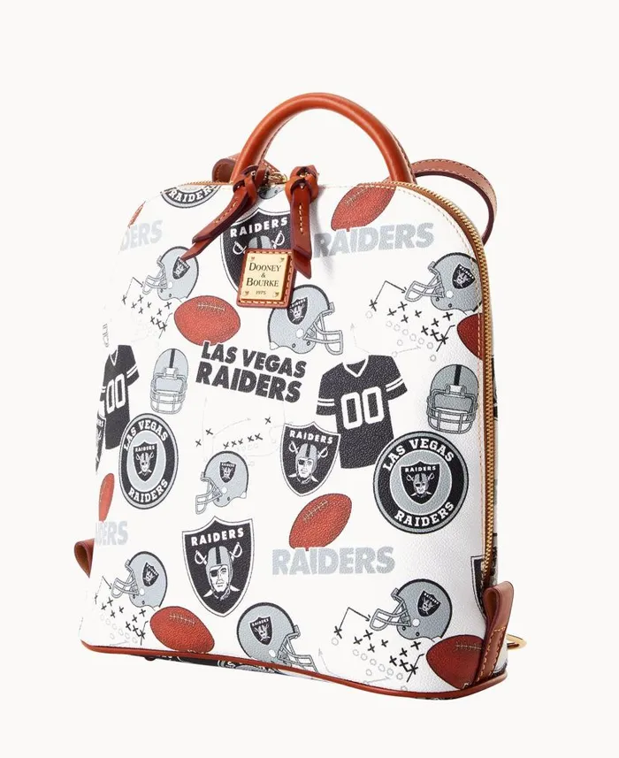 NFL Raiders Zip Pod Backpack Raiders Woman Dooney and Bourke Backpacks NFL Raiders Zip Pod Backpack Raiders Woman Dooney and Bourke Backpacks