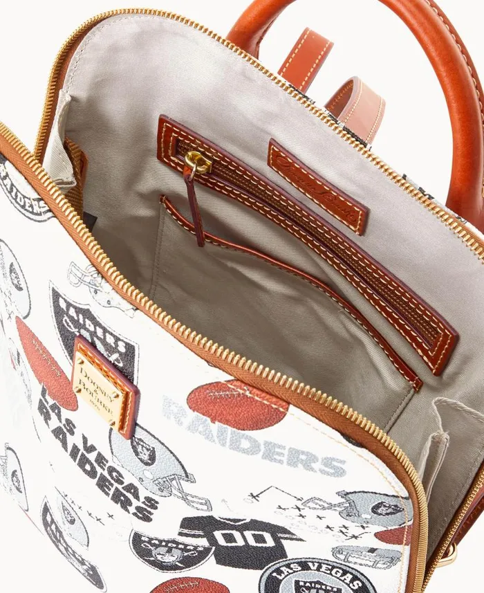 NFL Raiders Zip Pod Backpack Raiders Woman Dooney and Bourke Backpacks NFL Raiders Zip Pod Backpack Raiders Woman Dooney and Bourke Backpacks