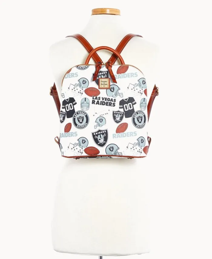 NFL Raiders Zip Pod Backpack Raiders Woman Dooney and Bourke Backpacks NFL Raiders Zip Pod Backpack Raiders Woman Dooney and Bourke Backpacks