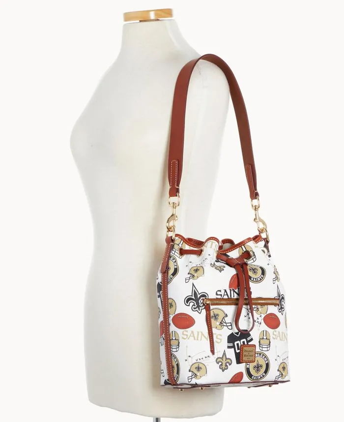 NFL Saints Drawstring Saints Woman Dooney and Bourke Shoulder Bags NFL Saints Drawstring Saints Woman Dooney and Bourke Shoulder Bags