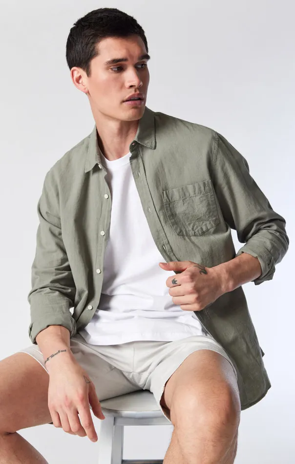 Noah Shorts In Oyster Mushroom Twill Men Mavi Jeans Shorts Noah Shorts In Oyster Mushroom Twill Men Mavi Jeans Shorts