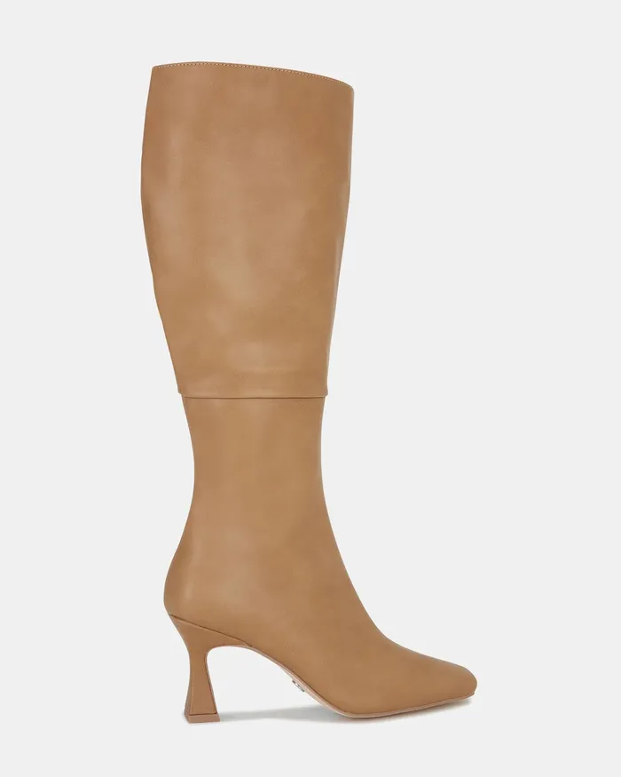 NOVO Shoes OCTAVIA CAMEL Women Knee High Boots
