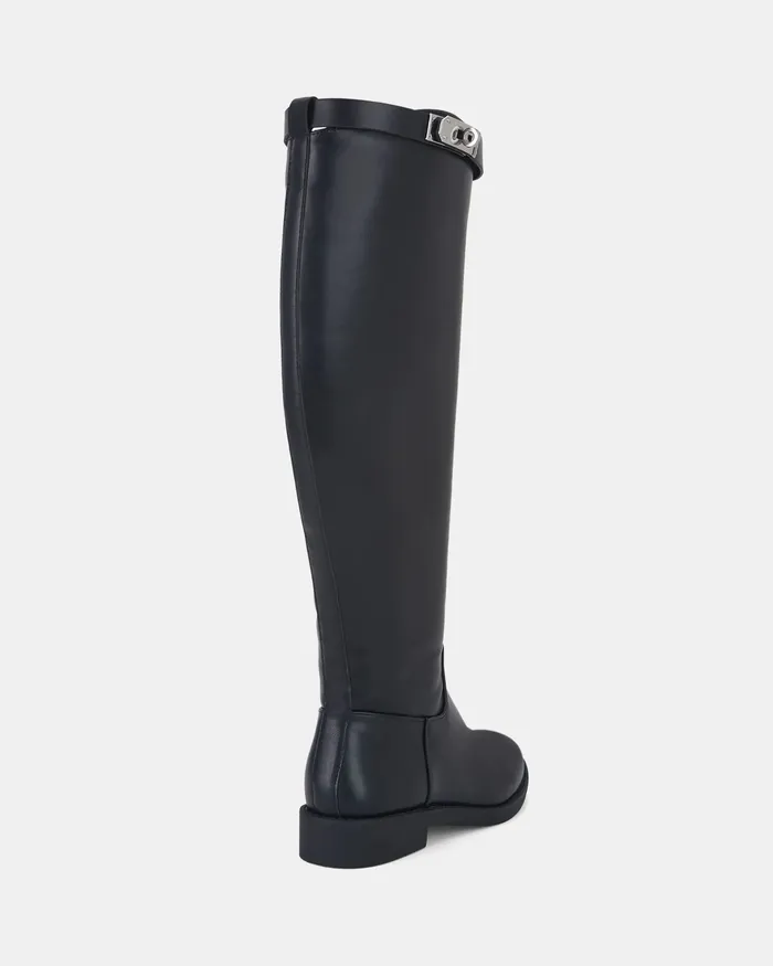 NOVO Shoes OHARA BLACK Women Knee High Boots