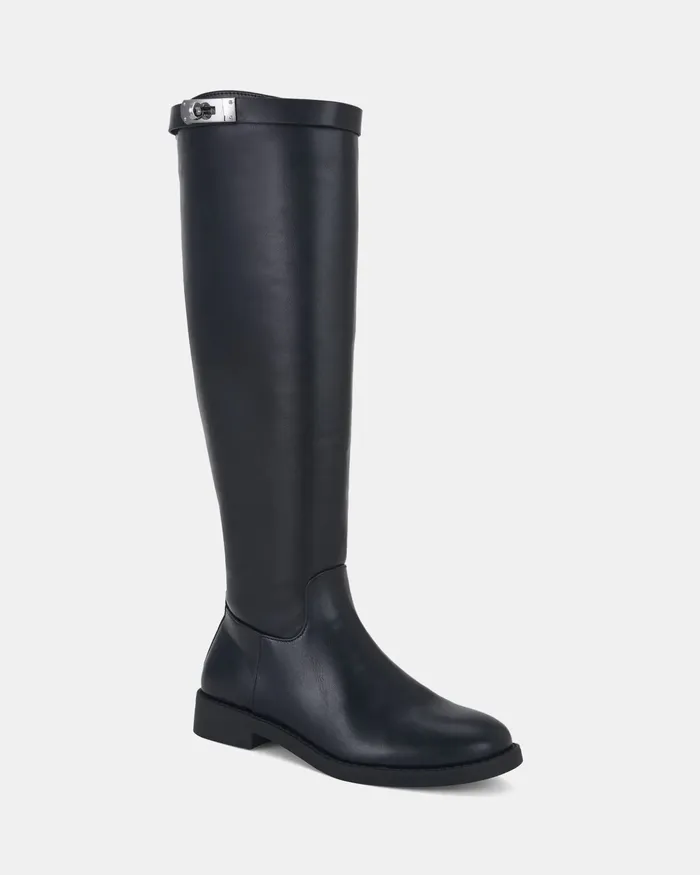 NOVO Shoes OHARA BLACK Women Knee High Boots