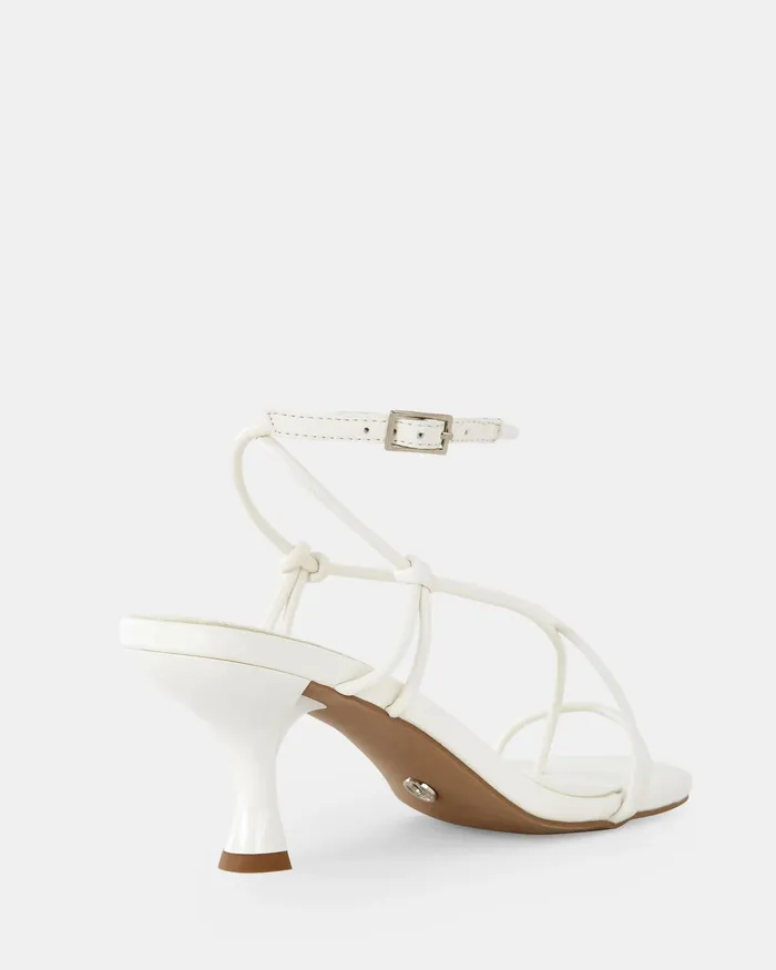 NOVO Shoes Party Women UMBRIA WHITE Kitten Heels