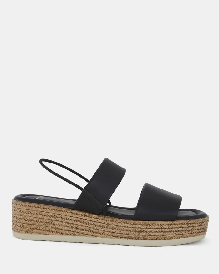 NOVO Shoes Wedges Women WYLIE BLACK