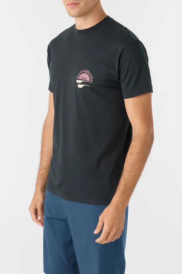 O039RIGINALS BARREL RIDE MODERN FIT TEE Dark Charcoal Men O039NEILL Featured