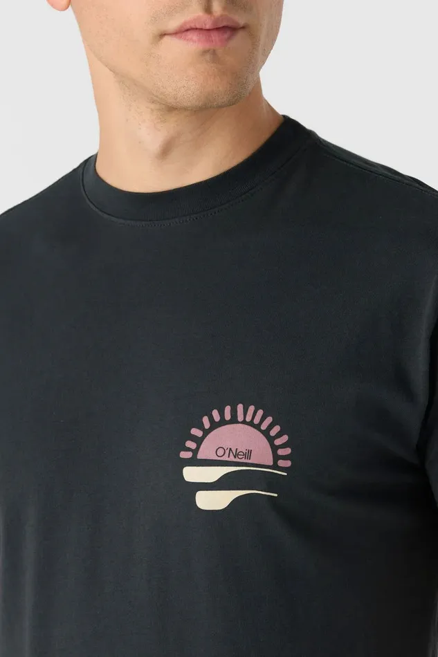 O039RIGINALS BARREL RIDE MODERN FIT TEE Dark Charcoal Men O039NEILL Featured