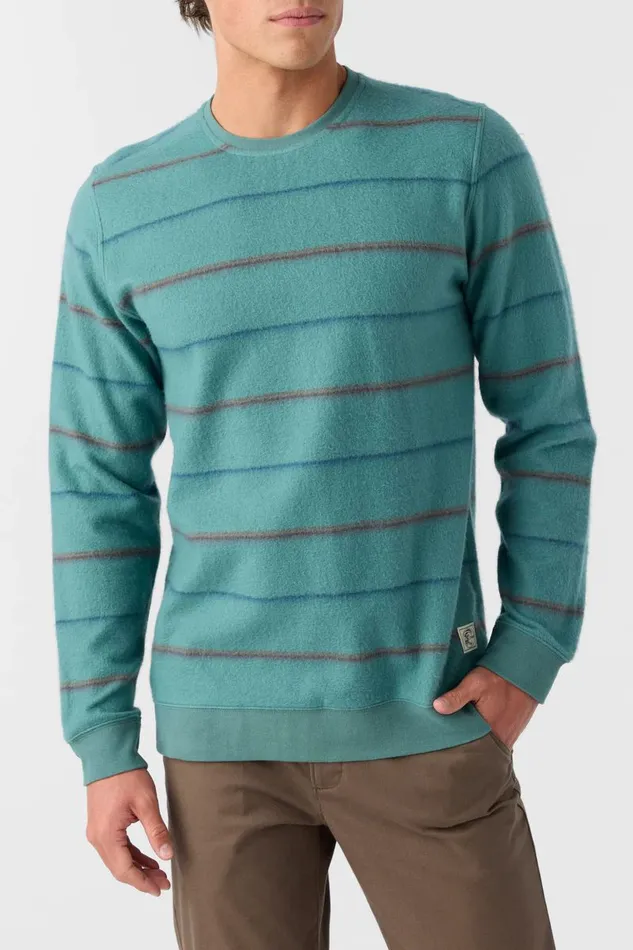 O039RIGINALS NASH CREW NECK FLEECE Sagebrush Green Men O039NEILL Featured