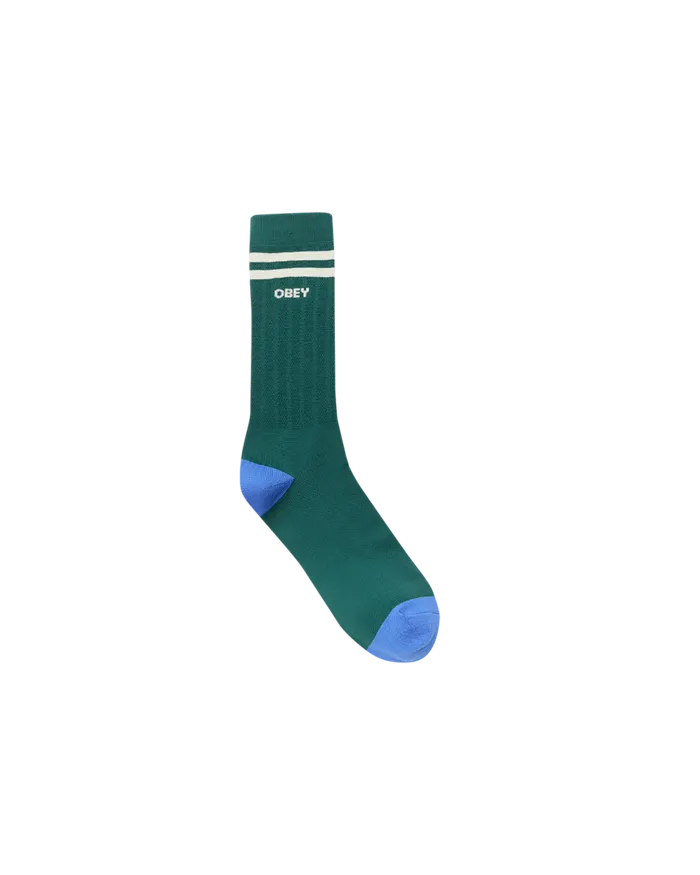 OBEY Clothing ACCESSORIES Men OBEY SOCCER SOCKS GreenUnbleached