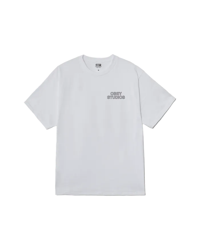 OBEY Clothing OBEY STUDIOS PALETTE CLASSIC TSHIRT White Men TSHIRTS