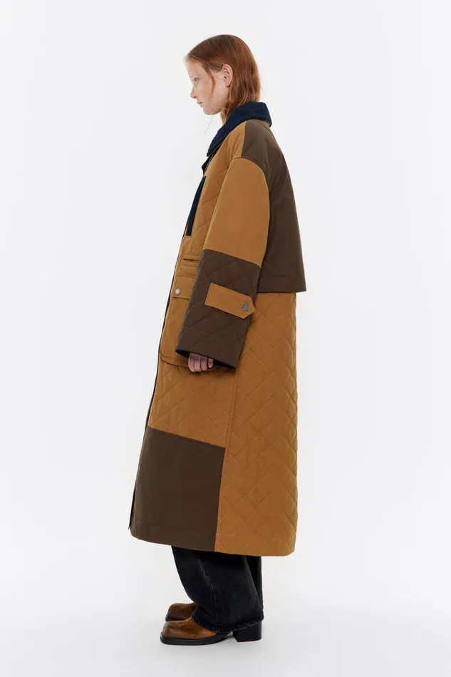 Ocher Maxi Length Padded Jacket Ochre Women Bimba Y Lola Coats And Trench Coats Ocher Maxi Length Padded Jacket Ochre Women Bimba Y Lola Coats And Trench Coats
