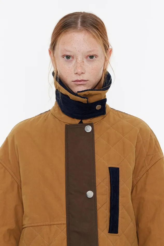 Ocher Maxi Length Padded Jacket Ochre Women Bimba Y Lola Coats And Trench Coats Ocher Maxi Length Padded Jacket Ochre Women Bimba Y Lola Coats And Trench Coats