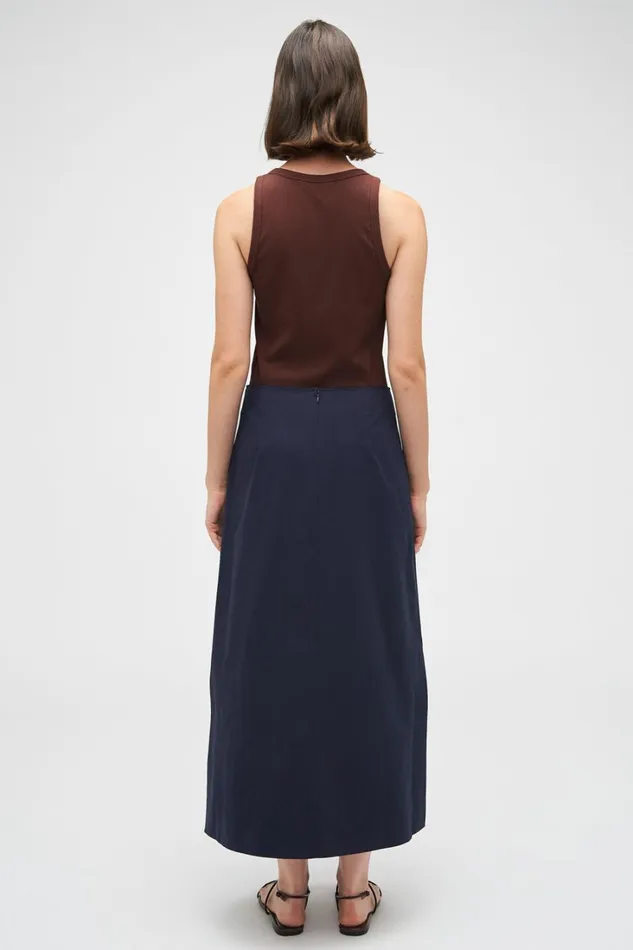 Oroton Clover Poplin Skirt North Sea Women Skirts Oroton Clover Poplin Skirt North Sea Women Skirts