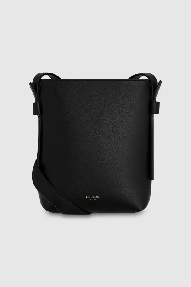 Oroton Ellis Crossbody Black Women Crossbody