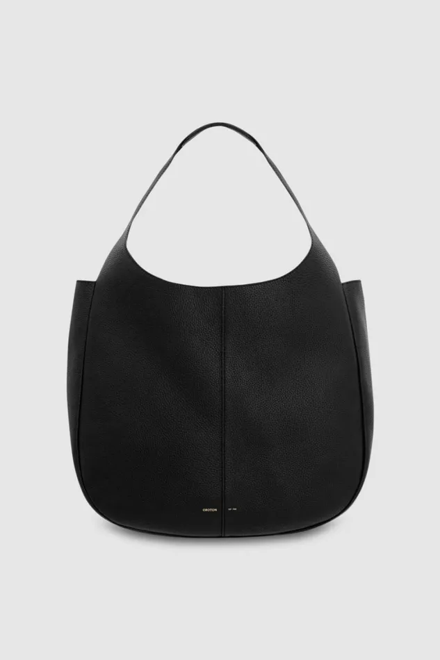 Oroton Emilia Large Tote Black Women Shoulder