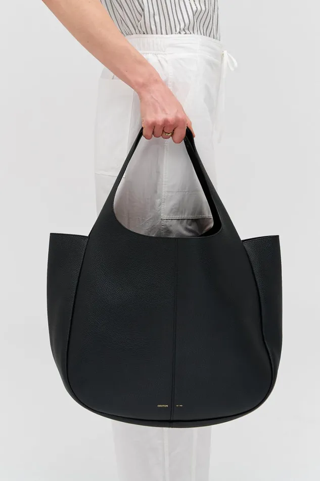 Oroton Emilia Large Tote Black Women Shoulder