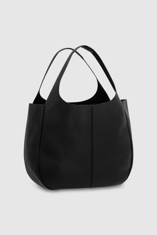 Oroton Emilia Large Tote Black Women Shoulder