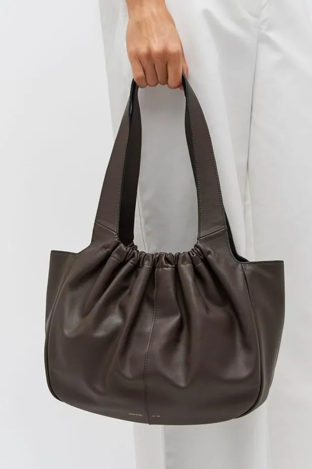 Oroton Emilia Soft Tote Dark Chocolate Women Shoulder Oroton Emilia Soft Tote Dark Chocolate Women Shoulder