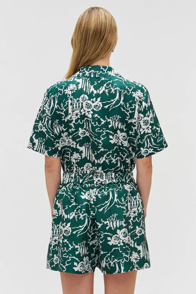 Oroton Garden Toile Print Short Ivy Women Pants Oroton Garden Toile Print Short Ivy Women Pants
