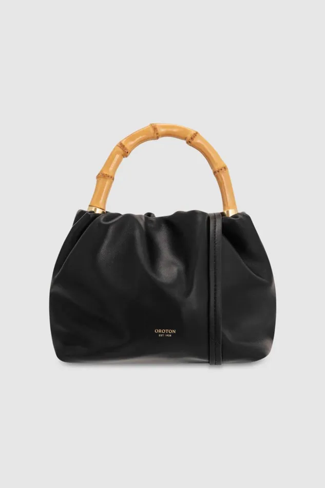 Oroton Gretel Mini Top Handle Black Women Shoulder