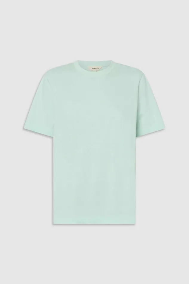 Oroton Maggie Classic Tee Peppermint Women Tops
