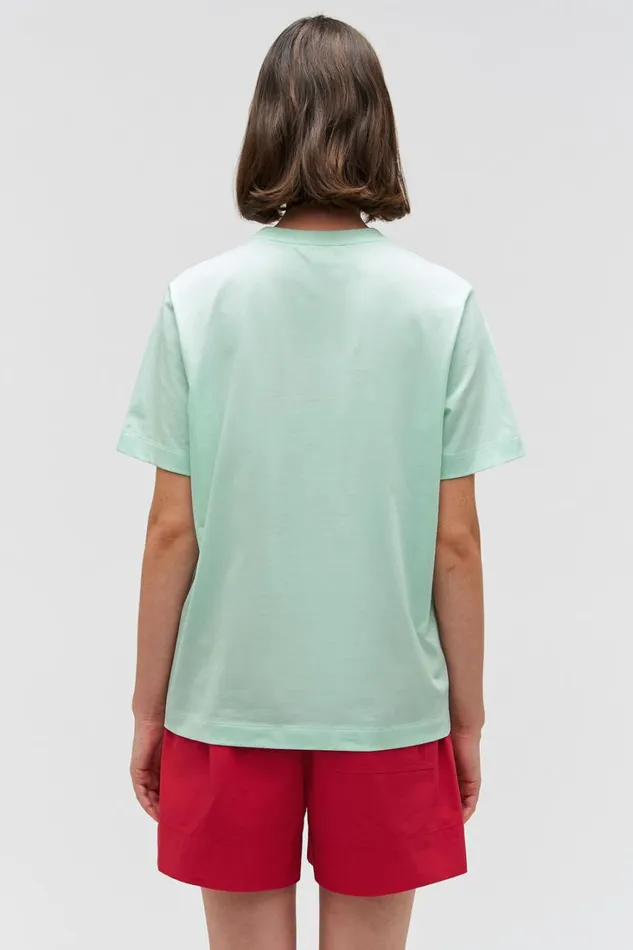 Oroton Maggie Classic Tee Peppermint Women Tops Oroton Maggie Classic Tee Peppermint Women Tops
