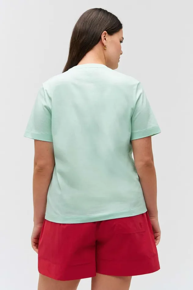 Oroton Maggie Classic Tee Peppermint Women Tops Oroton Maggie Classic Tee Peppermint Women Tops