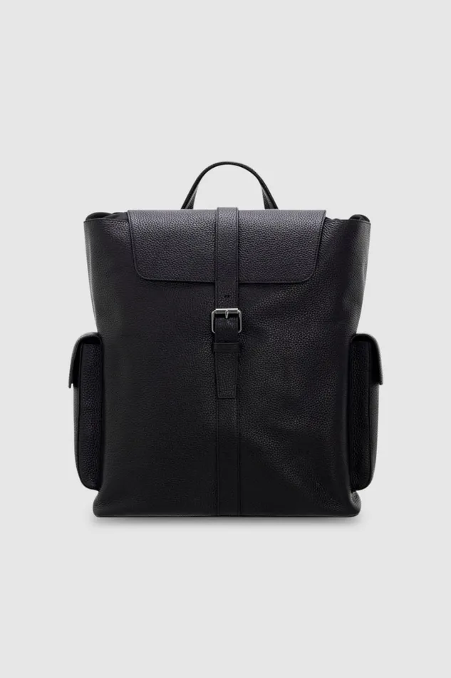 Oroton Marcus Backpack Black Men Backpacks