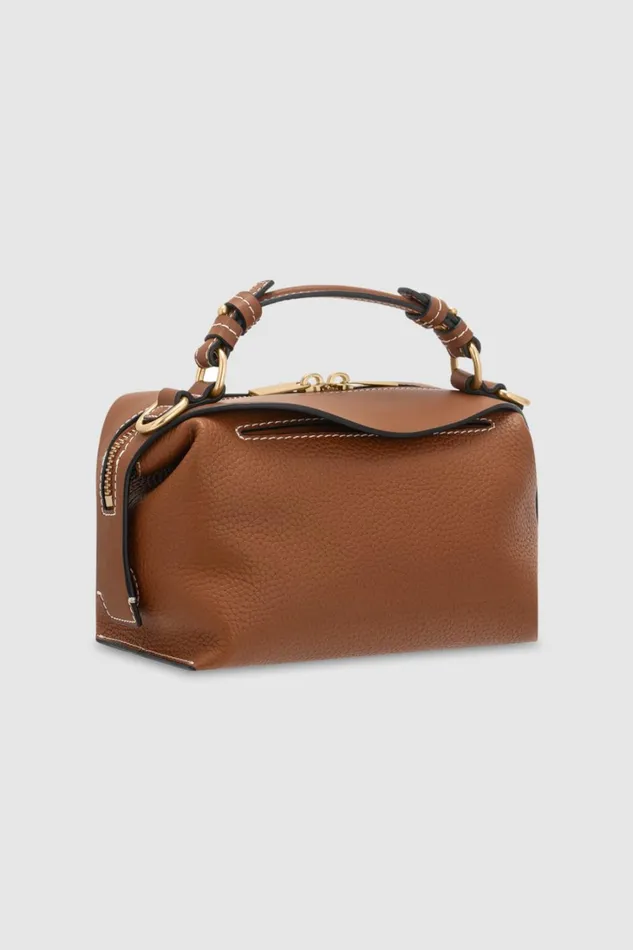 Oroton Mica Mini Bowler Brandy Women Mini Bags Oroton Mica Mini Bowler Brandy Women Mini Bags