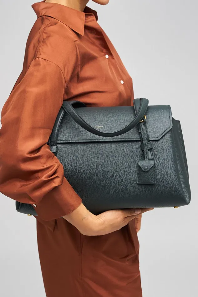 Oroton Sabine Worker Tote Pacific Ocean Women Shoulder Oroton Sabine Worker Tote Pacific Ocean Women Shoulder